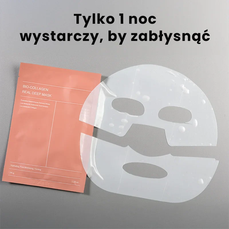 Bio-Collagen Real Deep Mask – Maska z Kolagenem i Probiotykami (34g)