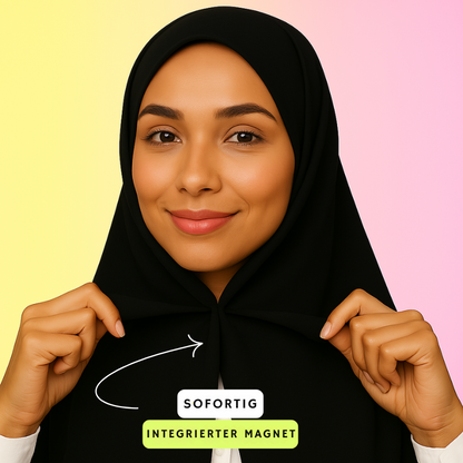 Magnetischer Chiffon-Sofort-Hijab