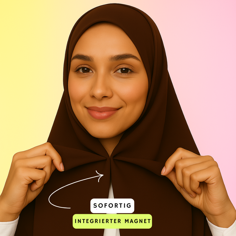 Magnetischer Chiffon-Sofort-Hijab