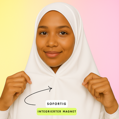 Magnetischer Chiffon-Sofort-Hijab