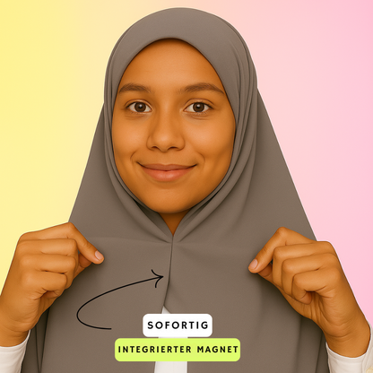 Magnetischer Chiffon-Sofort-Hijab