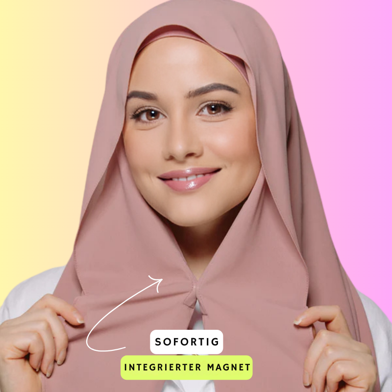 Magnetischer Chiffon-Sofort-Hijab