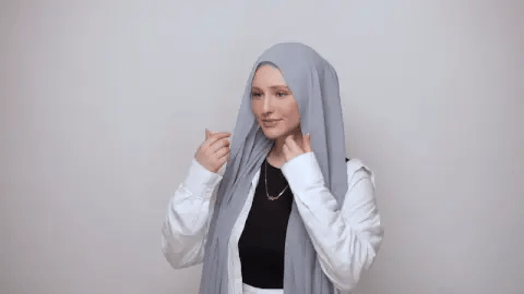 Magnetischer Chiffon-Sofort-Hijab
