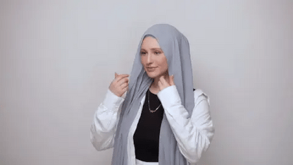 Magnetischer Chiffon-Sofort-Hijab