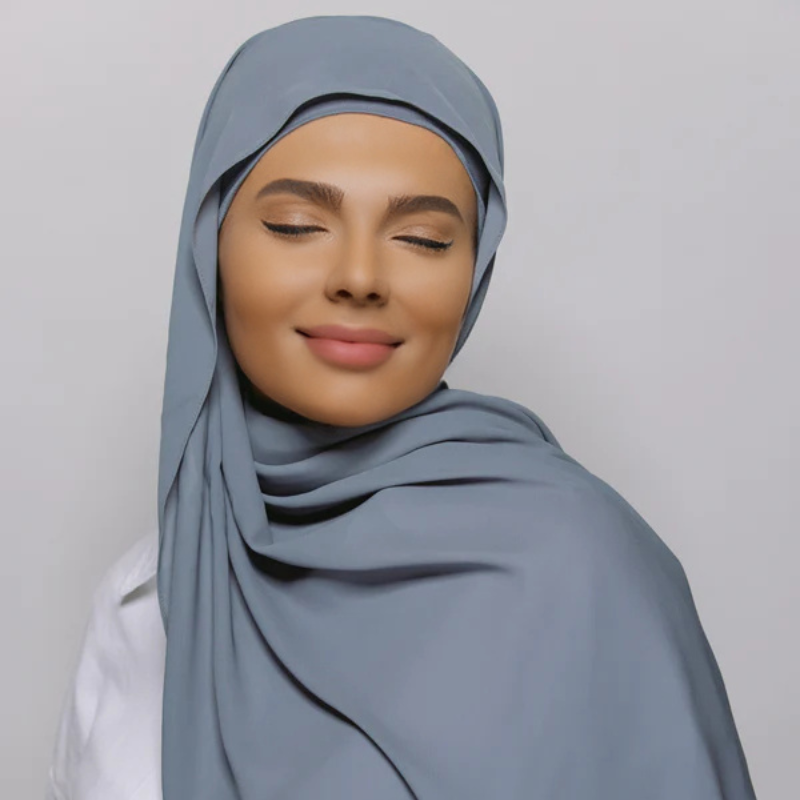 Magnetischer Chiffon-Sofort-Hijab